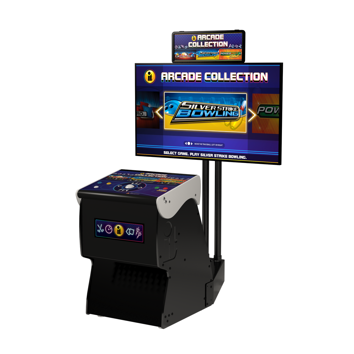 Incredible Technologies Arcade Collection Home Edition-Video Game Arcade Cabinets-Incredible Technologies-Cabinet with Stand (+$499)-Game Room Shop