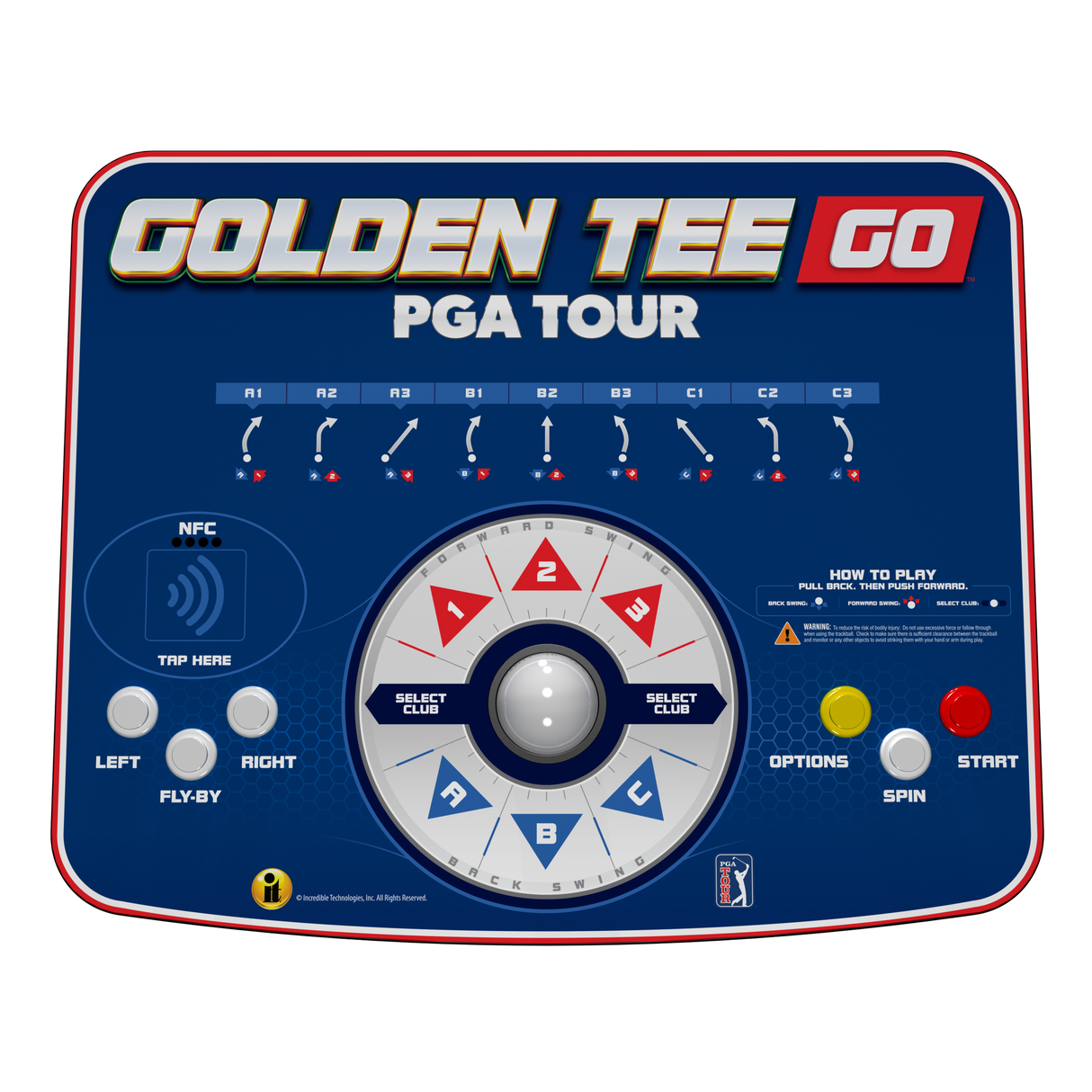 Incredible Technologies Golden Tee GO PGA Tour Edition