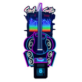 Creative Arcades Crazy Guitar Neon Light High Striker Hammer Arcade