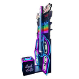 Creative Arcades Crazy Guitar Neon Light High Striker Hammer Arcade