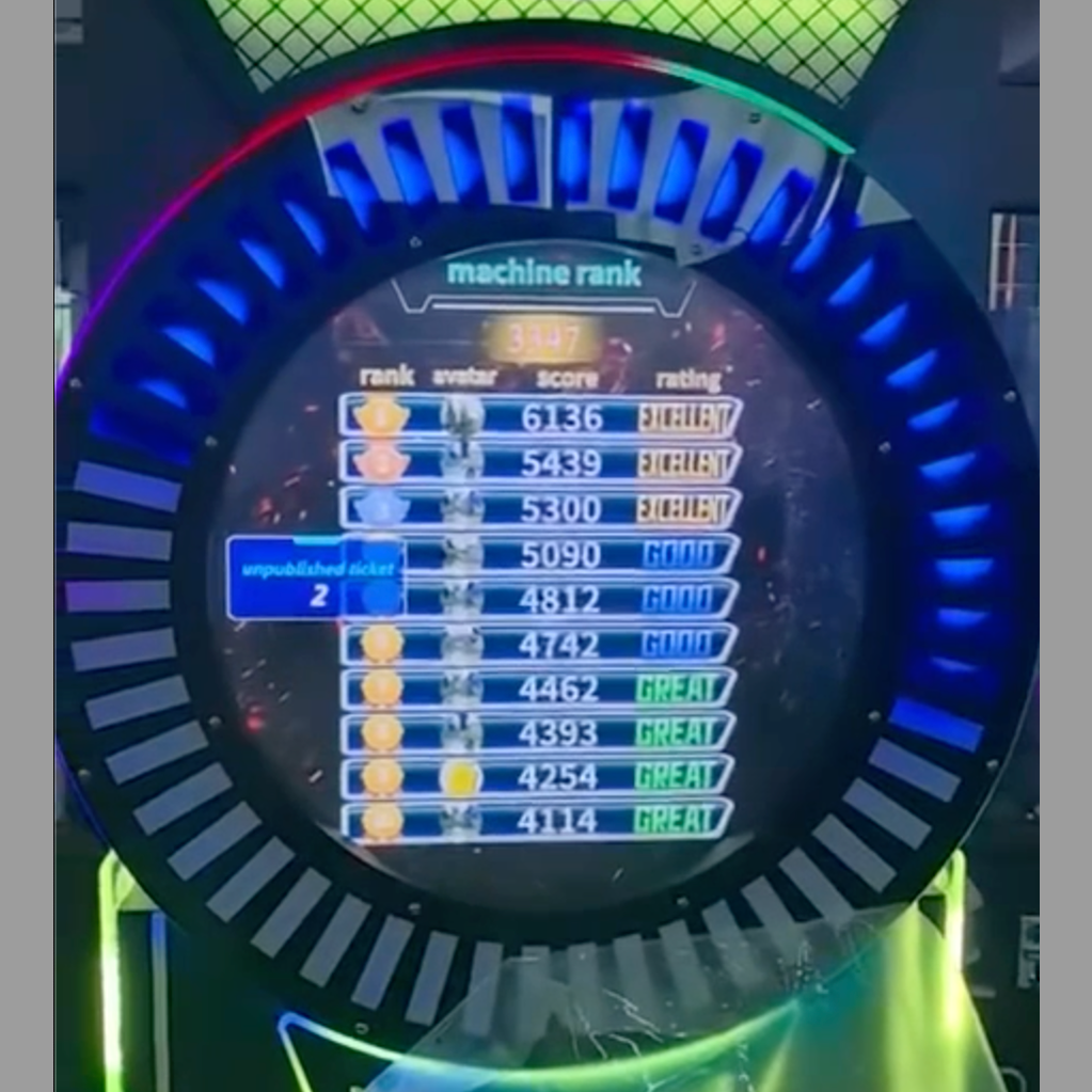 Creative Arcades Face-Off Live Real-Time Boxing Arcade Machine with 7 Color Neon Cabinet Lights