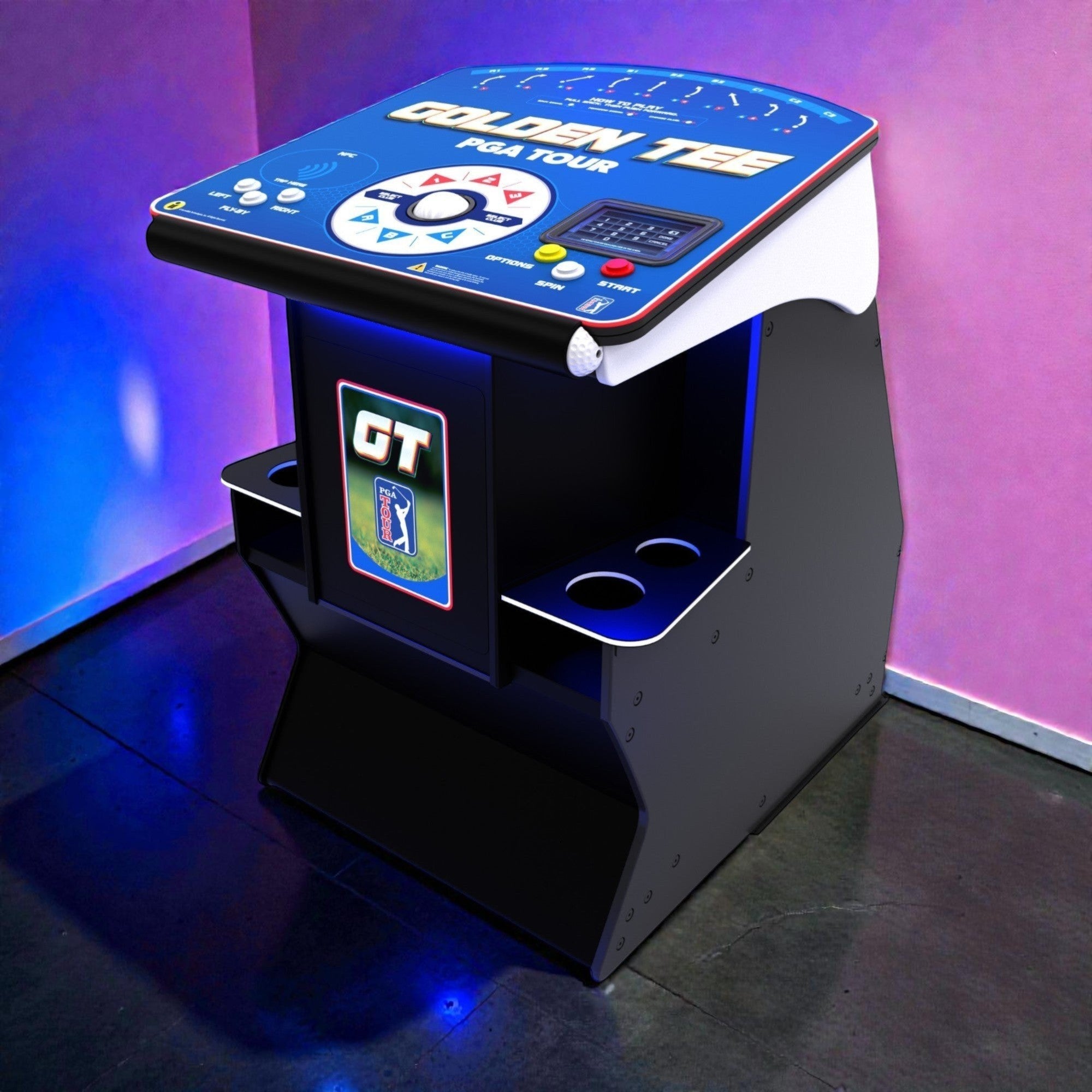 Incredible Technologies Golden Tee PGA TOUR Clubhouse Home Edition 2026 Full-Size Arcade Cabinet