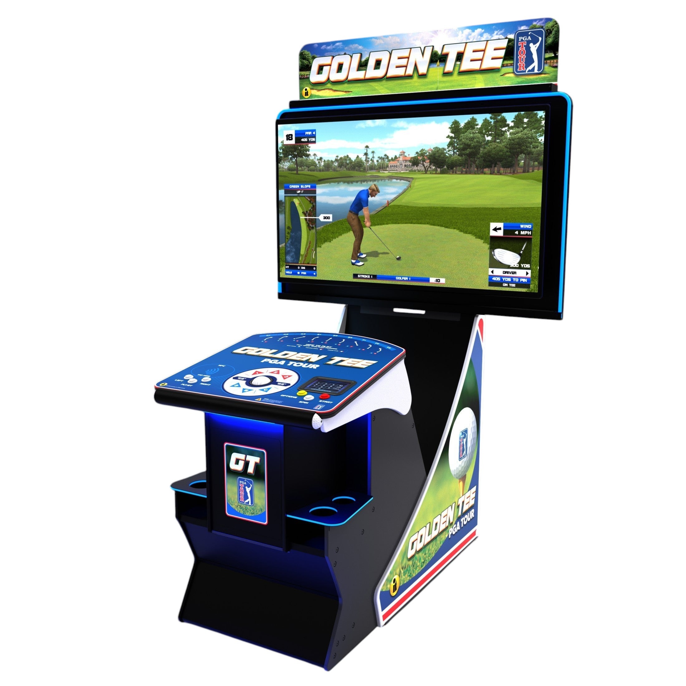 Incredible Technologies Golden Tee PGA TOUR Home Edition-Arcade Games-Incredible Technologies-Deluxe-Game Room Shop