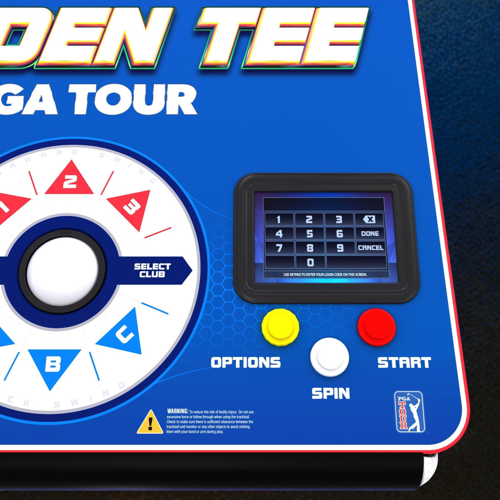 Incredible Technologies Golden Tee PGA TOUR Clubhouse Home Edition 2026 Full-Size Arcade Cabinet