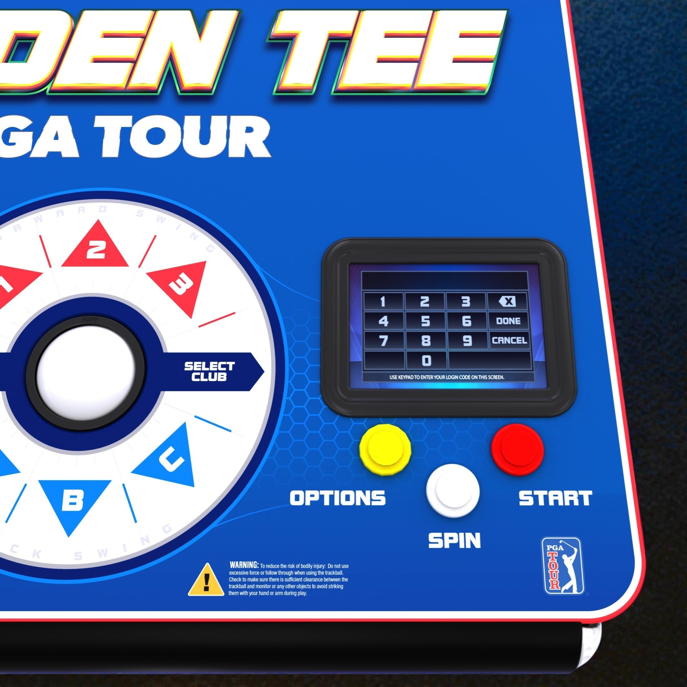 Incredible Technologies Golden Tee PGA TOUR Clubhouse Home Edition 2026 Full-Size Arcade Cabinet