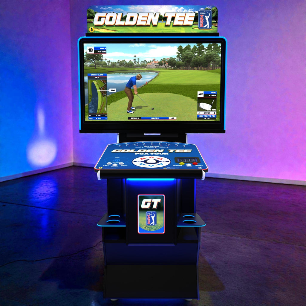 Incredible Technologies Golden Tee PGA TOUR Clubhouse Home Edition 2026 Full-Size Arcade Cabinet