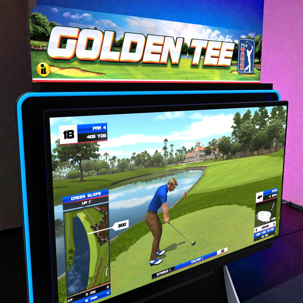 Incredible Technologies Golden Tee PGA TOUR Clubhouse Home Edition 2026 Full-Size Arcade Cabinet