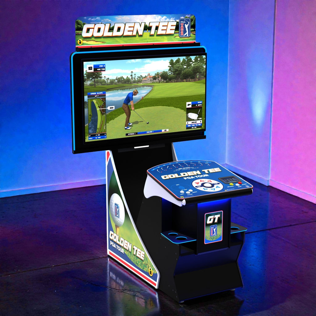 Incredible Technologies Golden Tee PGA TOUR Clubhouse Home Edition 2026 Full-Size Arcade Cabinet