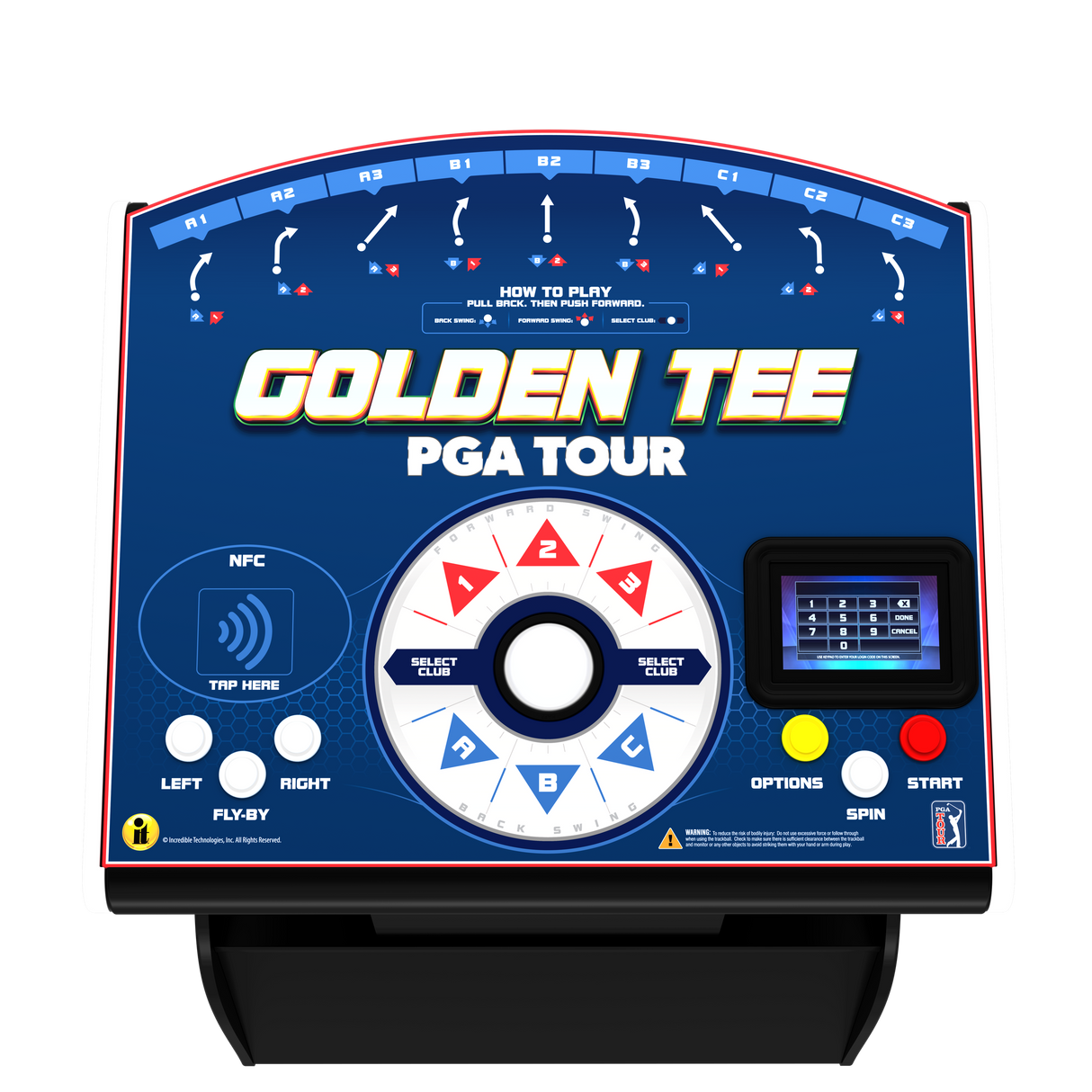 Incredible Technologies Golden Tee PGA TOUR Showpiece PRO